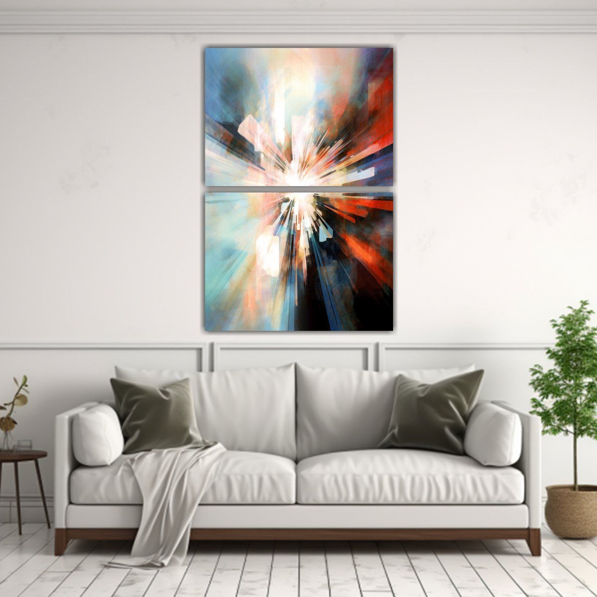 GENERICO - Cuadros Decorativos Urbanos Abstractos Y 50x80 Cm