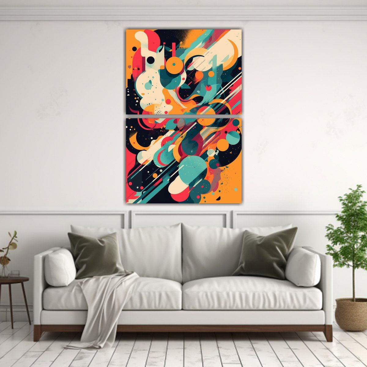 GENERICO - Impresión De Arte Minimalista Inspirada En 50x80 Cm