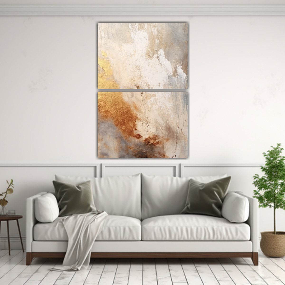 GENERICO - Pinturas Decorativas Abstractas Minimalistas Boho 75x100 Cm