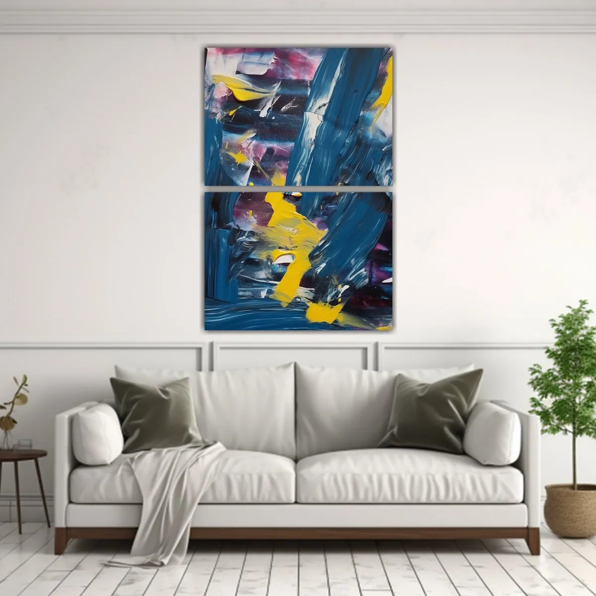 GENERICO - Lienzos Impreso Resistente Estilo Colorscape 65x100 Cm