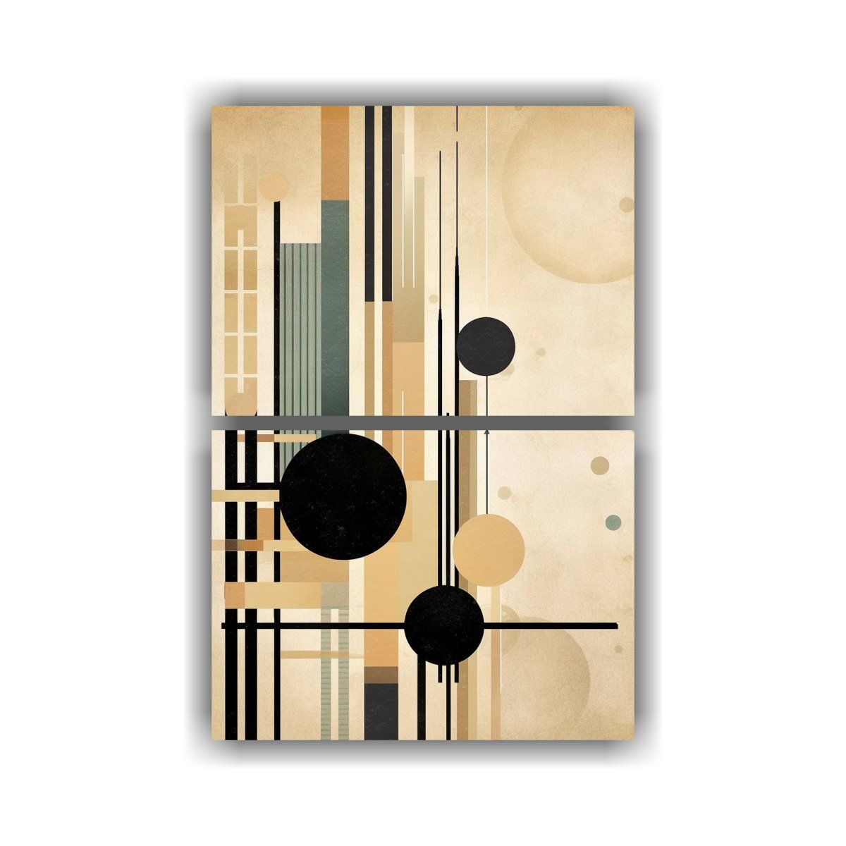 GENERICO - Pinturas De Arte Moderno Art Deco Y Mediados De 65x100 Cm