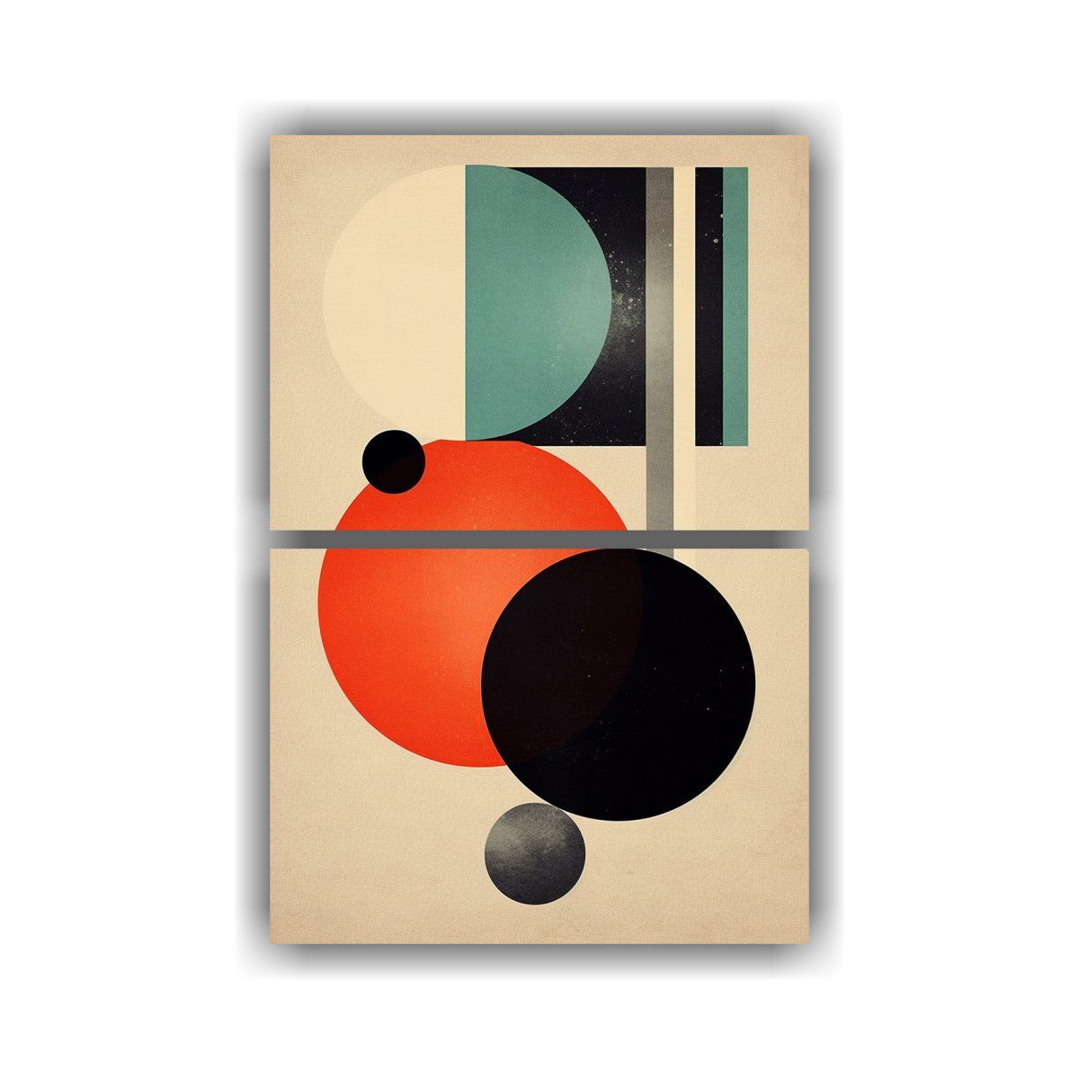 GENERICO - Pinturas Modernas En Lienzo Estilo Gráfico 60x80 Cm