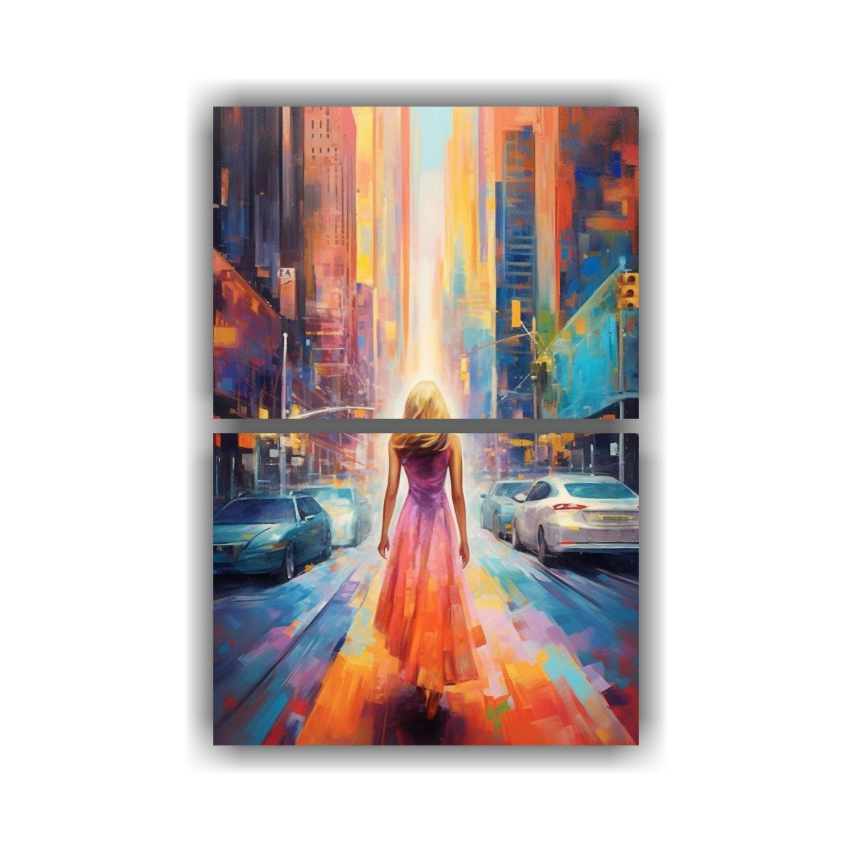 GENERICO - Pinturas Decorativas De Tonos Hogar Para Mujer 50x80 Cm