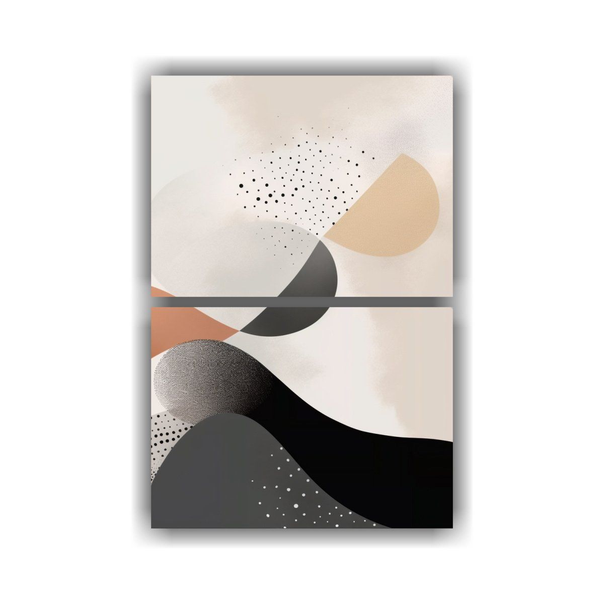 GENERICO - Díptico Estilo Galería Floral Colección 75x100 Cm