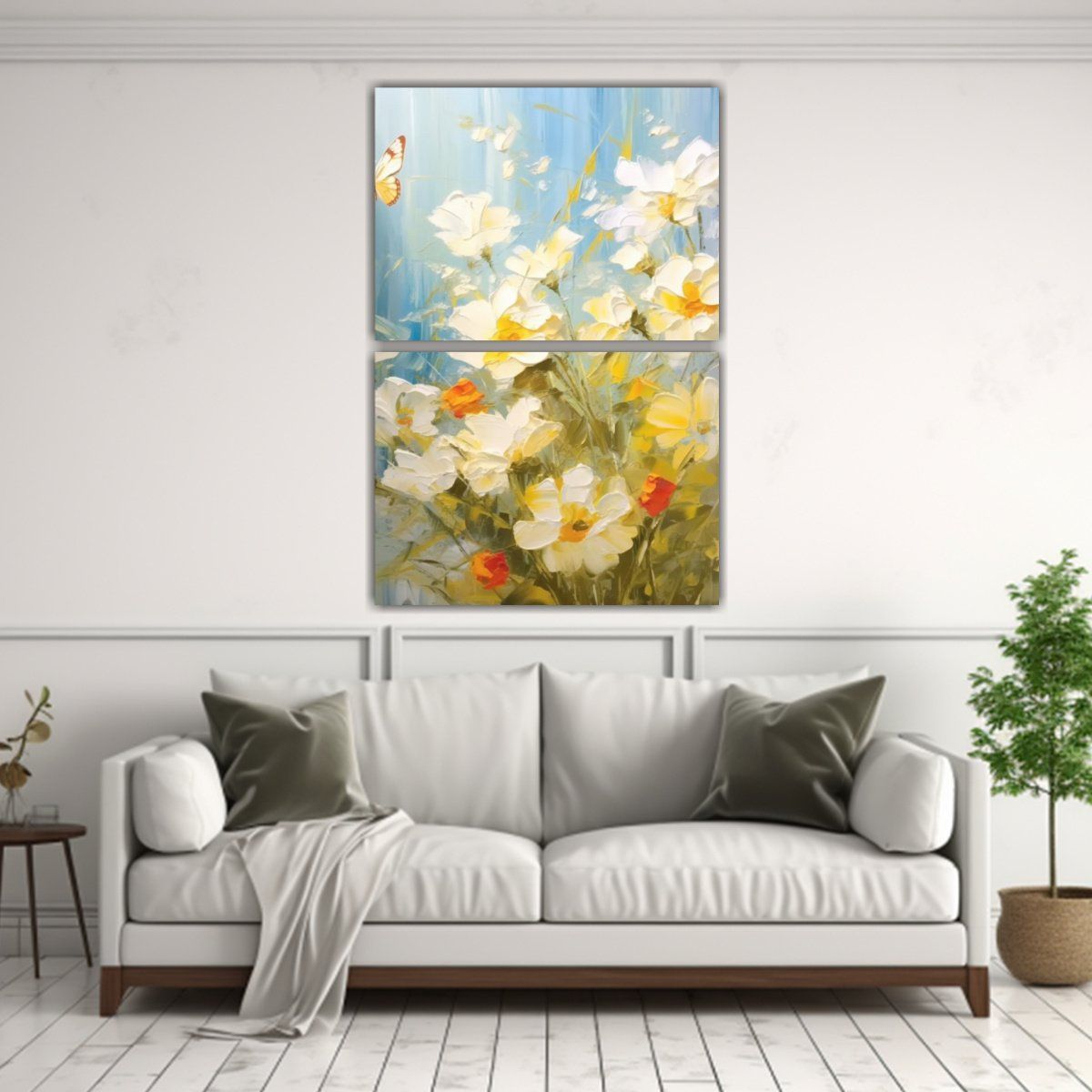 GENERICO - Cuadro Impresionista Al óleo Con Textura Fresca 75x100 Cm