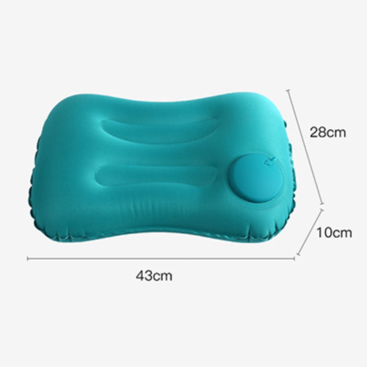 ATURE - Almohada Cuadrada Inflable Portátil Con Válvula De Presión