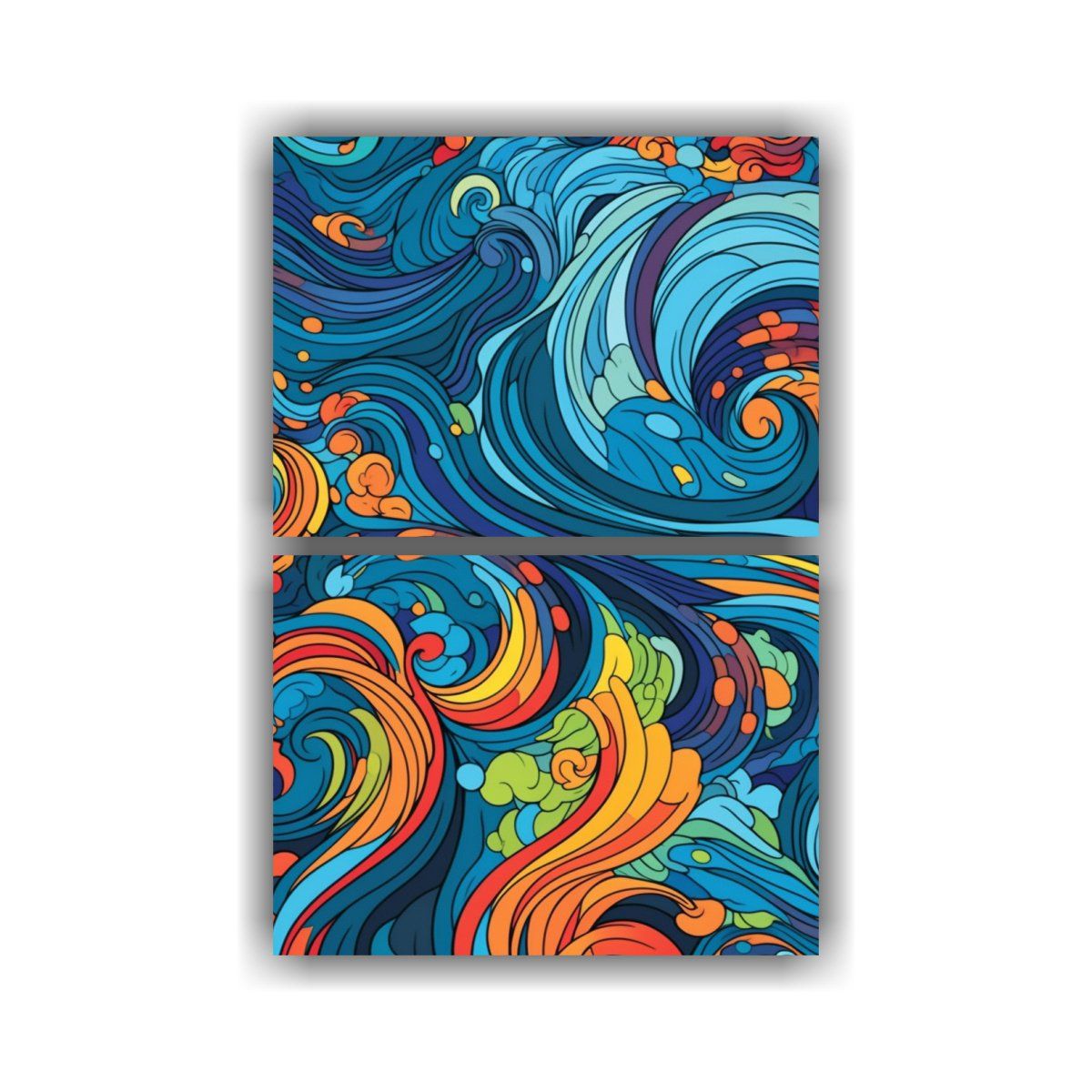 GENERICO - Pinturas Decorativas Acuarela Para Adultos Con 75x100 Cm