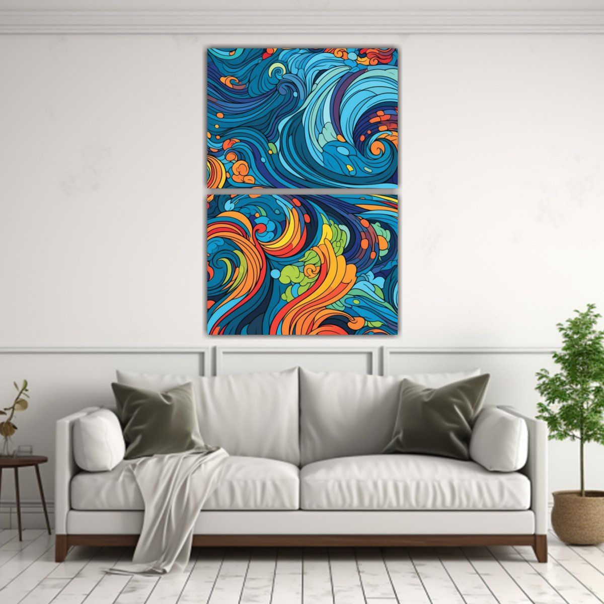 GENERICO - Pinturas Decorativas Acuarela Para Adultos Con 75x100 Cm