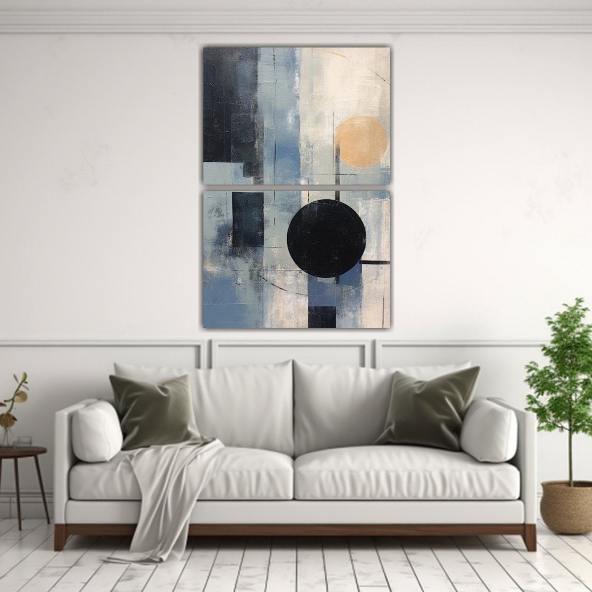 GENERICO - Pinturas Decorativas Minimalistas De Tonos 50x80 Cm