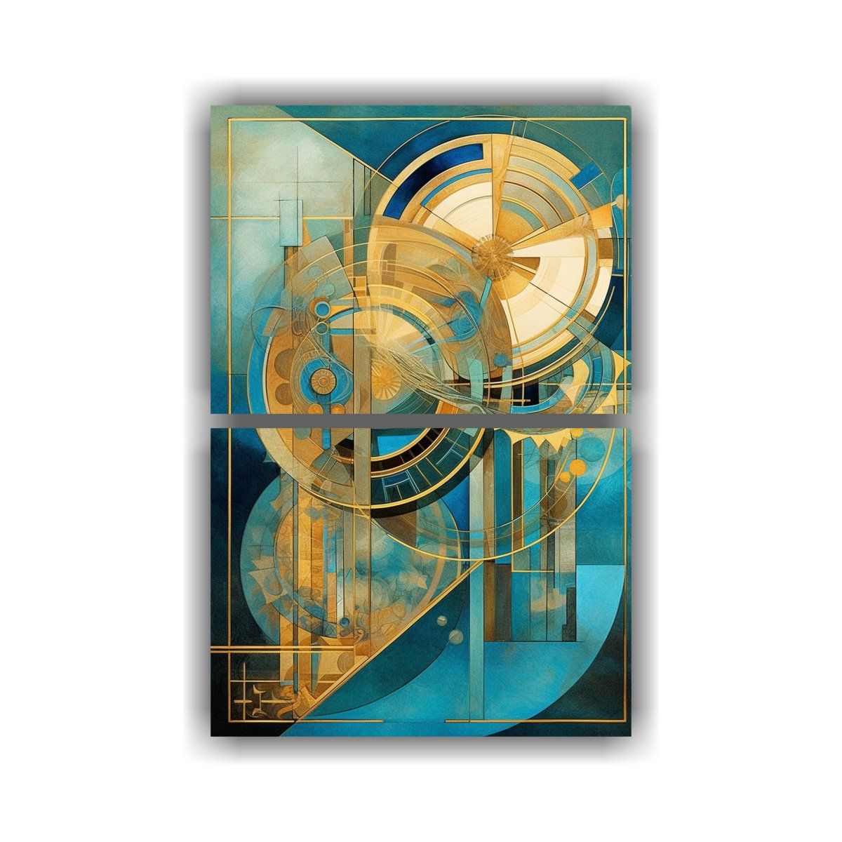 GENERICO - Cuadros Vintage Abstractos De Temática 50x80 Cm