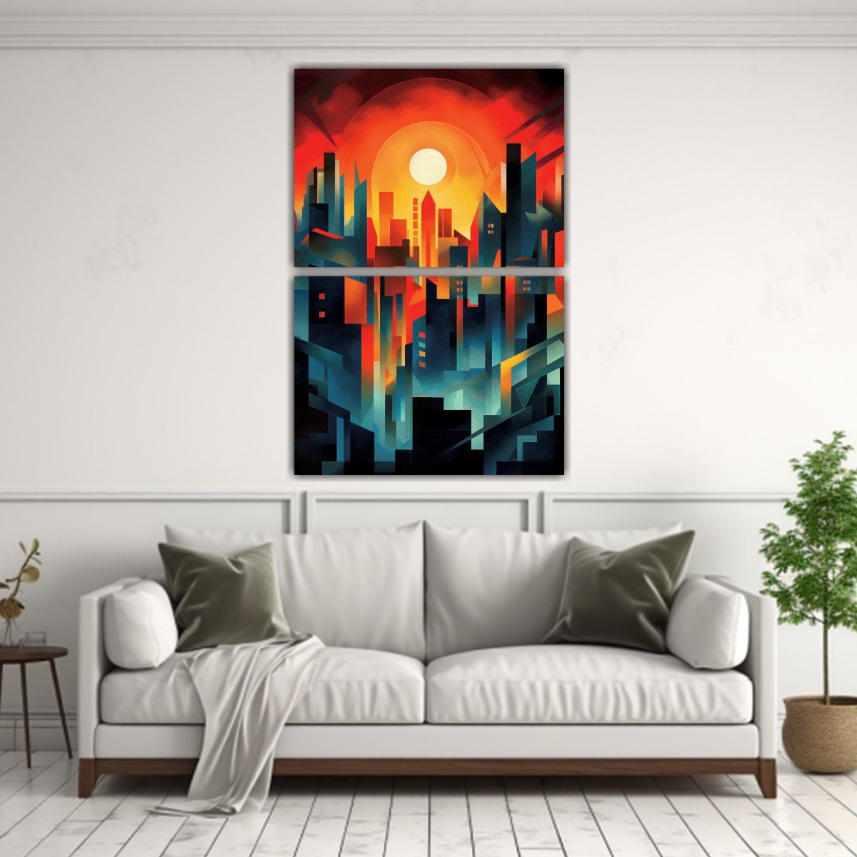GENERICO - Conjunto 2 Art Pared Creatividad Fforde HeFei 65x100 Cm