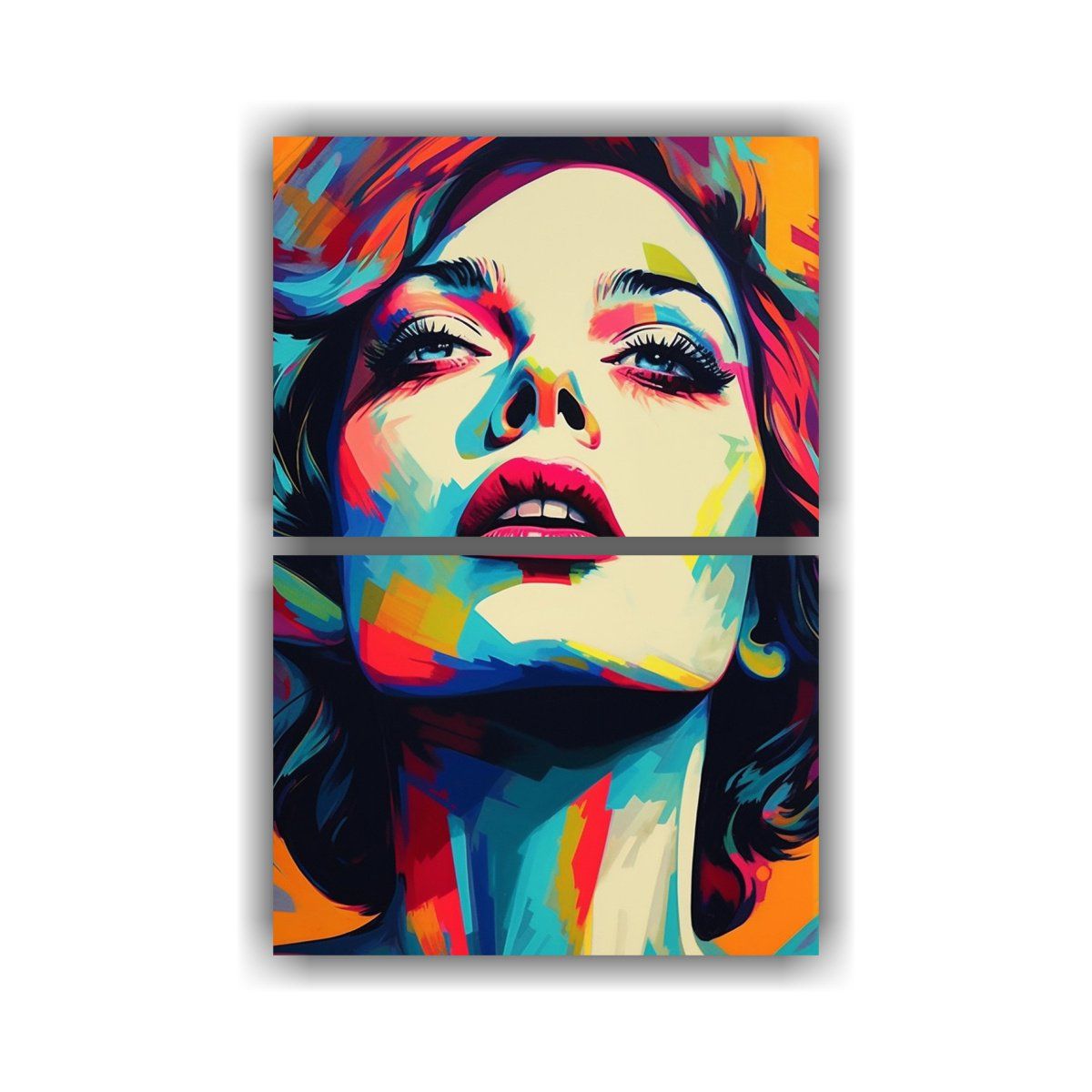 GENERICO - Cuadros Exuberantes Pop Art Para Decoración 75x100 Cm