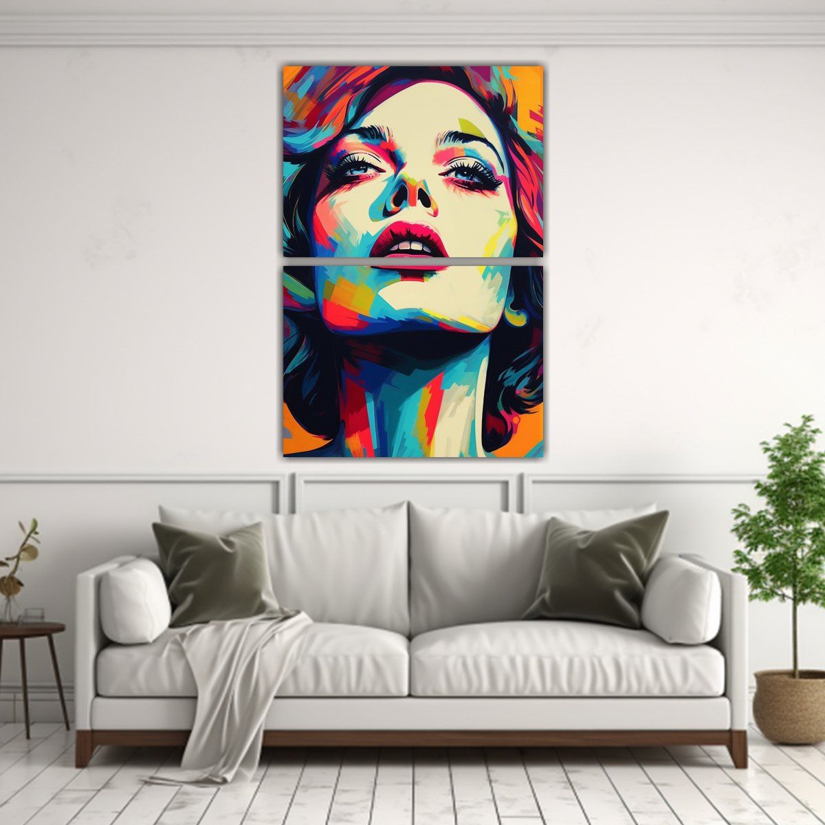 GENERICO - Cuadros Exuberantes Pop Art Para Decoración 50x80 Cm