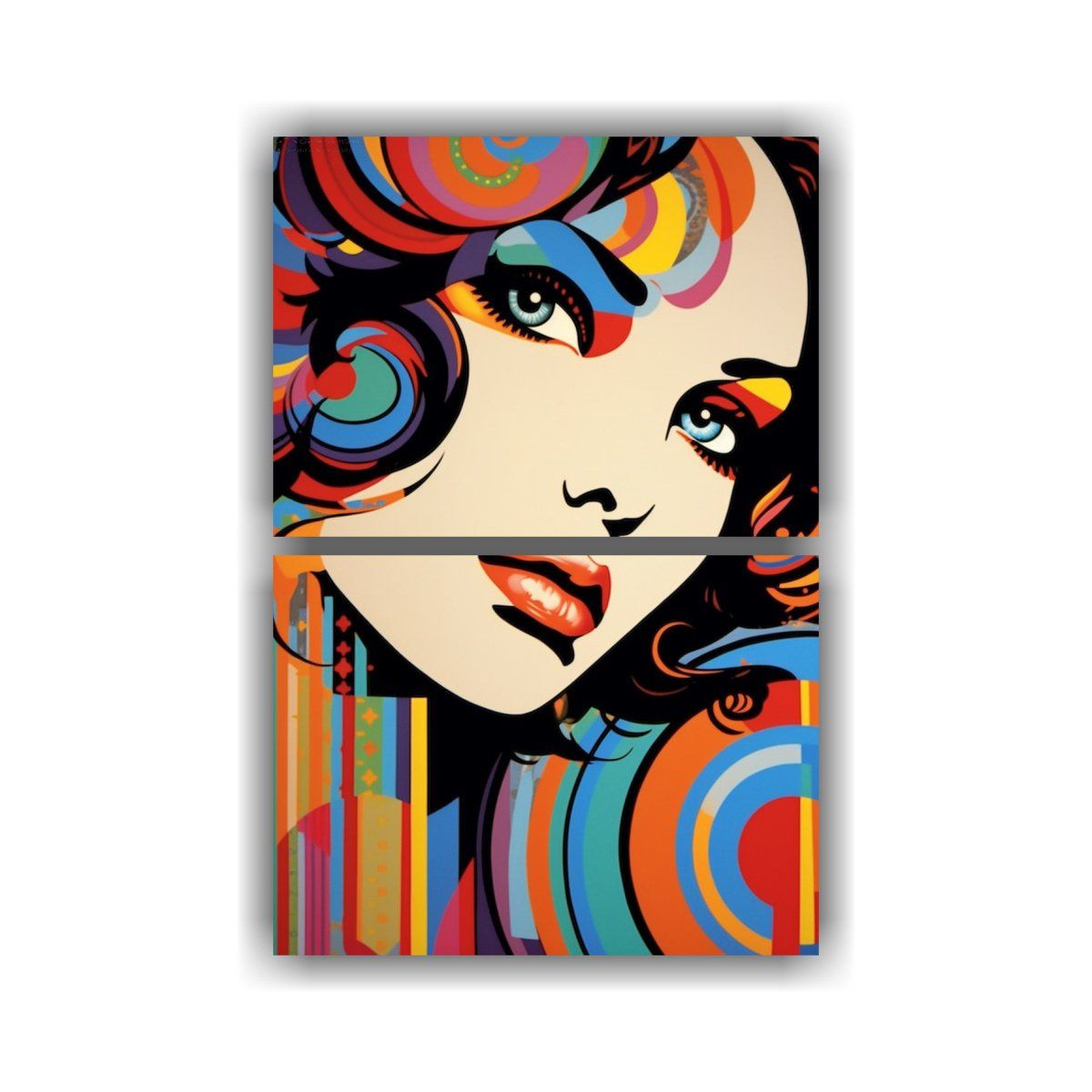 GENERICO - Cuadros Impresos Regalo Marilyn De Peter Max 60x80 Cm