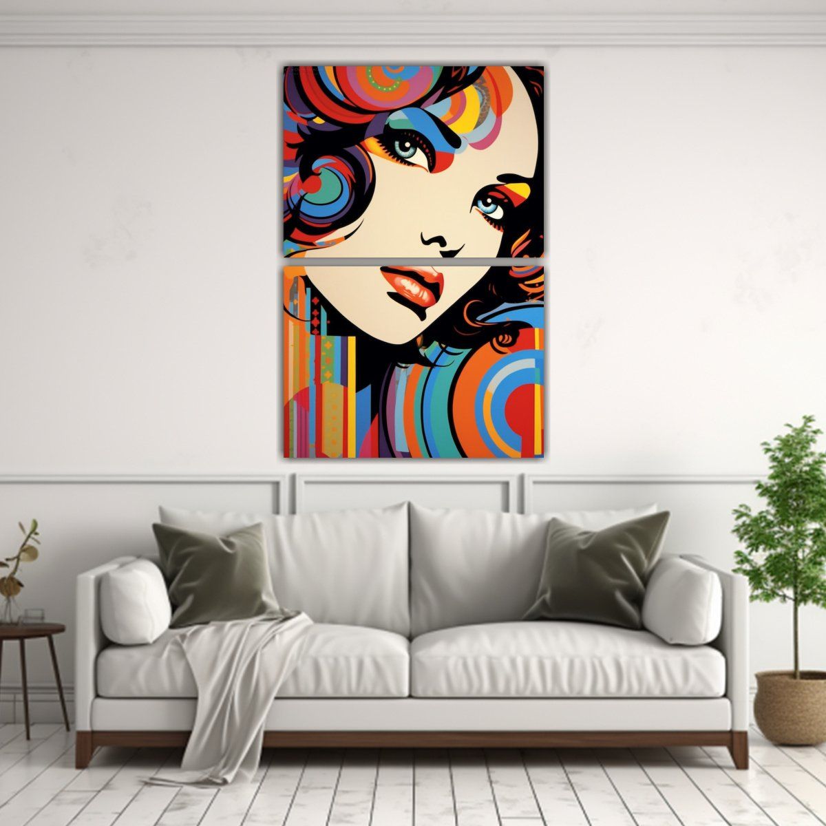 GENERICO - Cuadros Impresos Regalo Marilyn De Peter Max 60x80 Cm