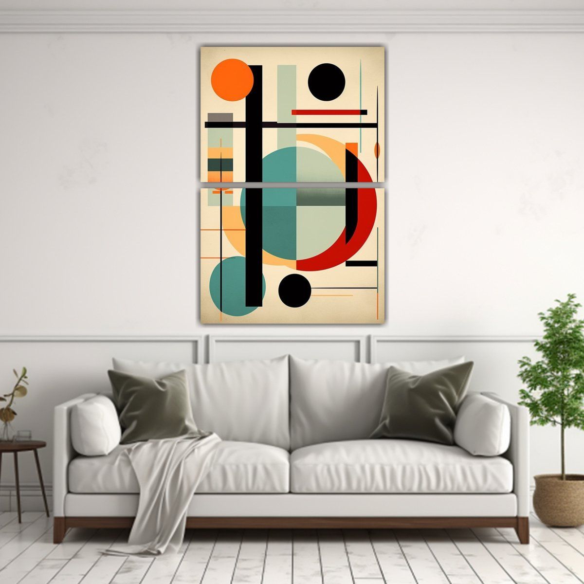 GENERICO - Cuadros Abstractos Secuenciales Para Cocina 85 60x80 Cm