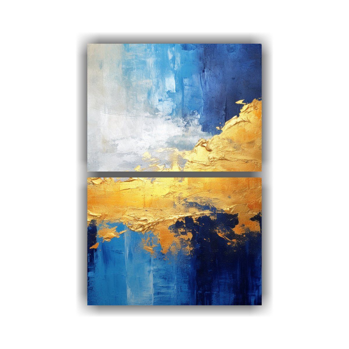 GENERICO - Cuadro Vanguardia Abstracto Amanecer Vidrio 50x80 Cm