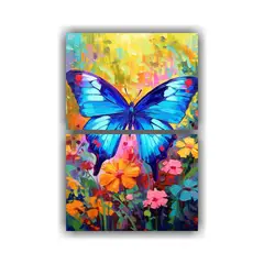 GENERICO - Pinturas Decorativas De Tela Con Tonos Y Textura 120x160 Cm