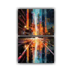 GENERICO - Pinturas Decorativas De Vibrantes Reflejos 50x80 Cm