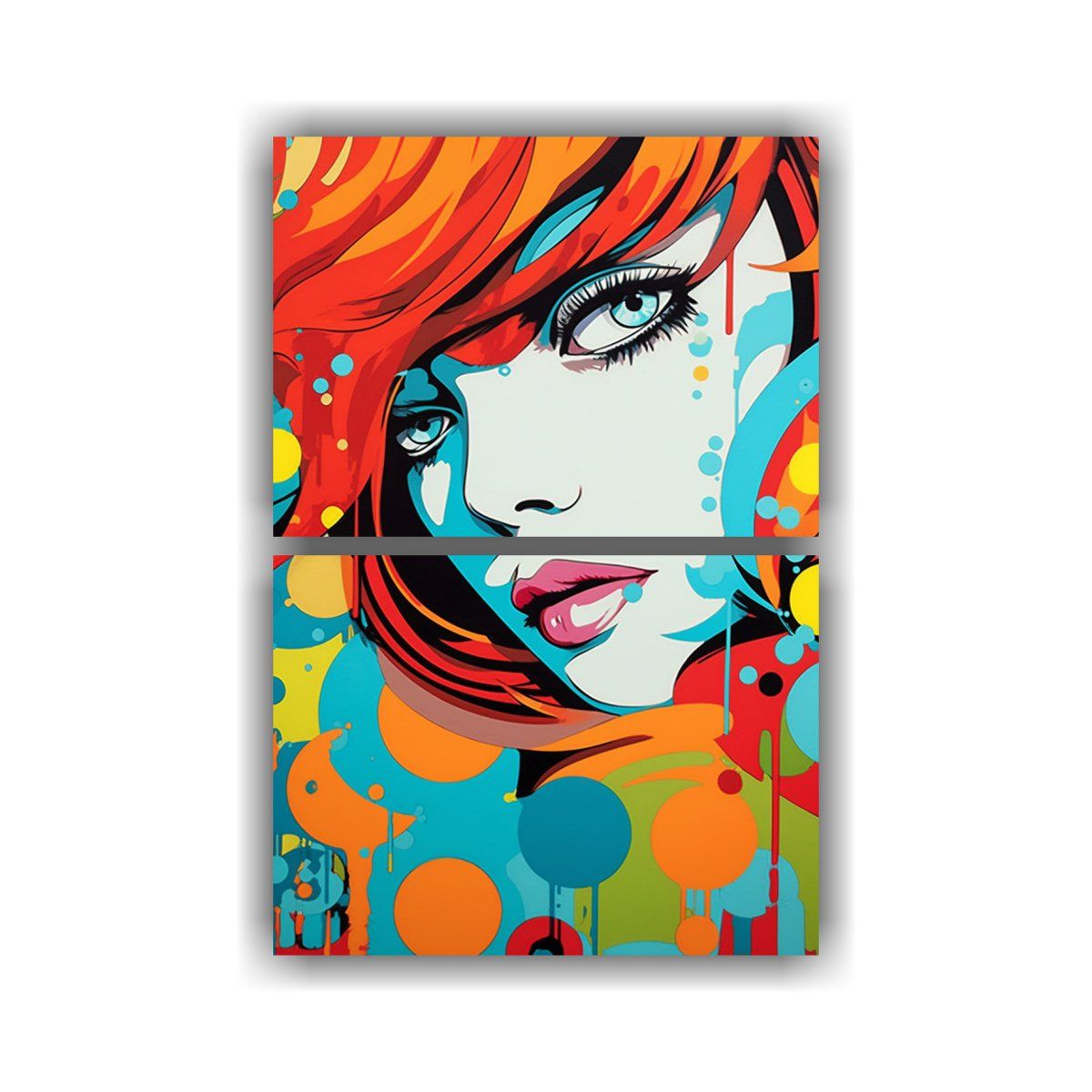 GENERICO - Pinturas De Tela En Relieve De Colores Brillantes 75x100 Cm