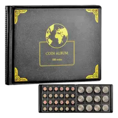 ATURE - Libro Del Coleccionista De Monedas 300 Bolsillos