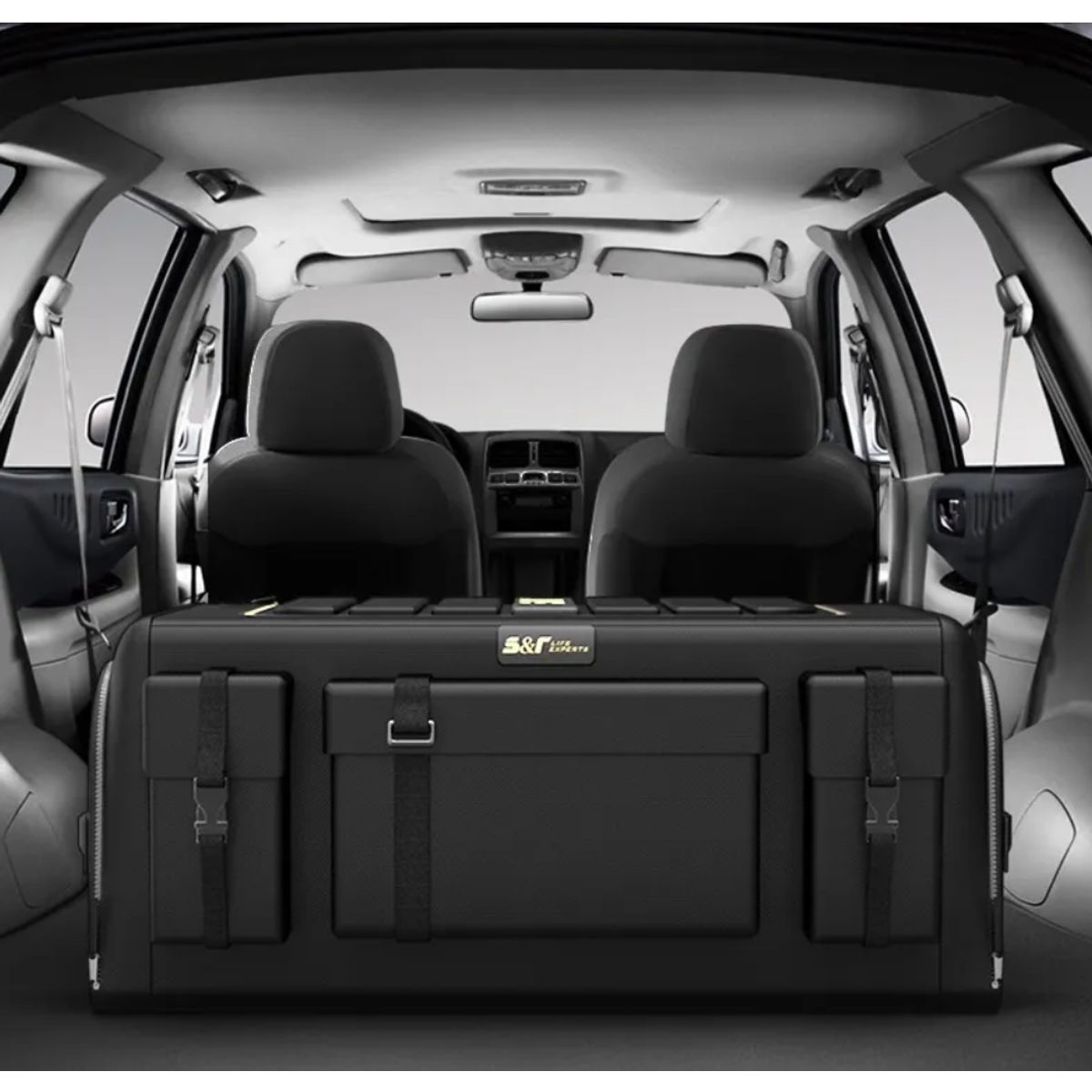 HOMER OUTDOOR - Caja De Almacenamiento Plegable Para Maletero De Coche 30l