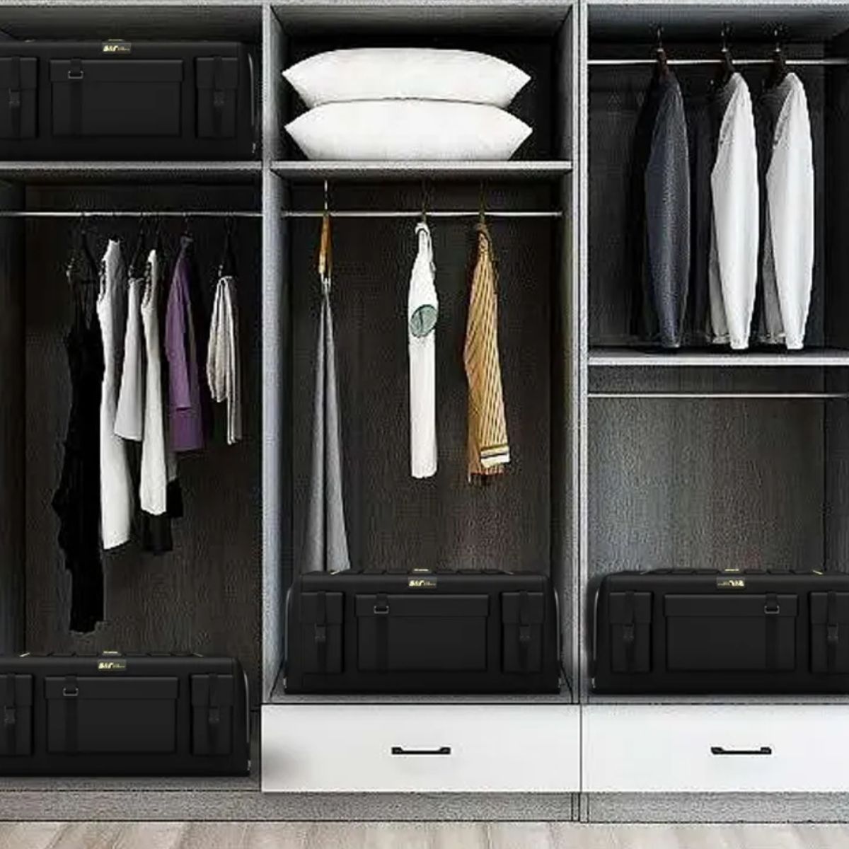 HOMER OUTDOOR - Caja De Almacenamiento Plegable Para Maletero De Coche 30l