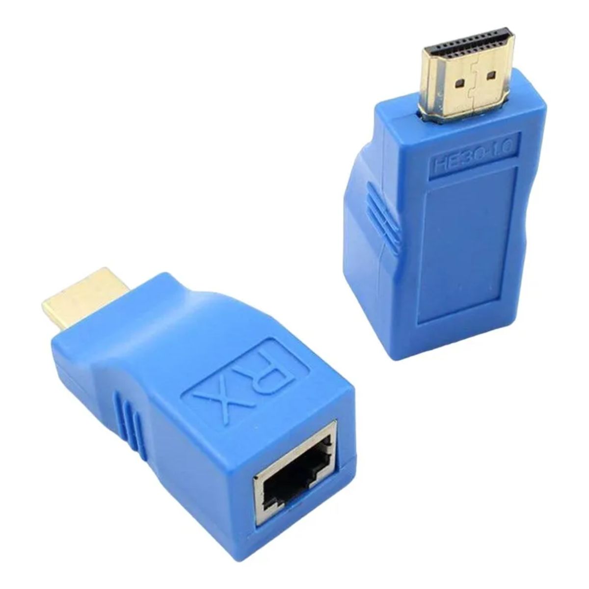 GENERICO - Adaptador Extensor Hdmi Cat 5e/6 Cable Rj45 30 Metros 4k-2k