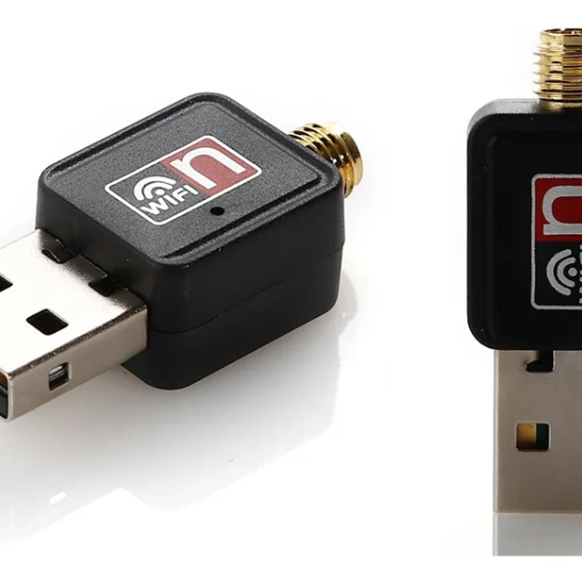 GENERICO - Antena Adaptador Wifi Genérica 80211n Negra 150mb