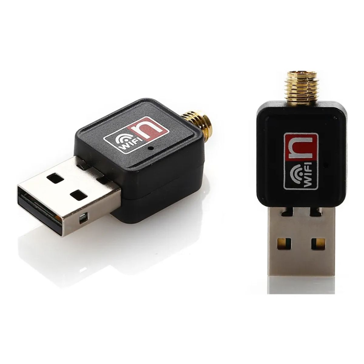 GENERICO - Antena Adaptador Wifi Genérica 80211n Negra 150mb