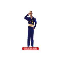 GENERICO - Traje Caporal Hombre Azul Talla L