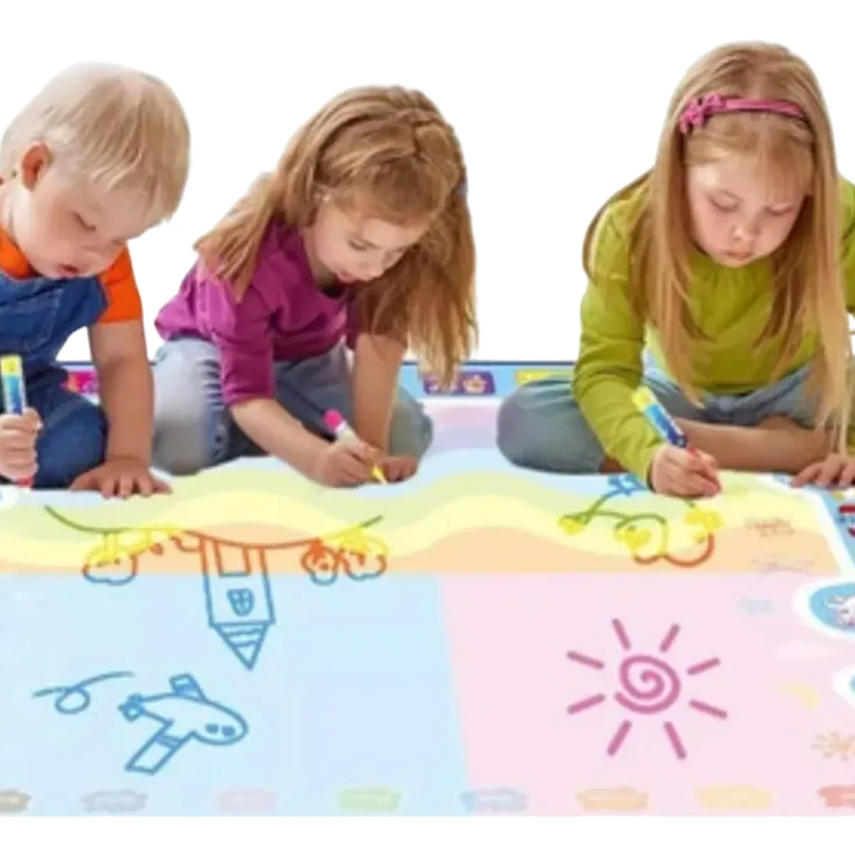 GENERICO - Alfombra Reutilizable Para Pintura Al Agua Para Niños