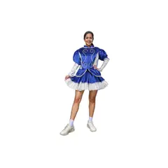 GENERICO - Traje Caporal Mujer Azul Talla S