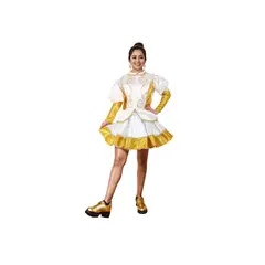 GENERICO - Traje Caporal Mujer Blanco Talla S