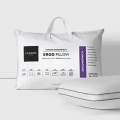 CANNON - Almohada Viscoelástica Ergo 50x70 Cm Americana Blanco