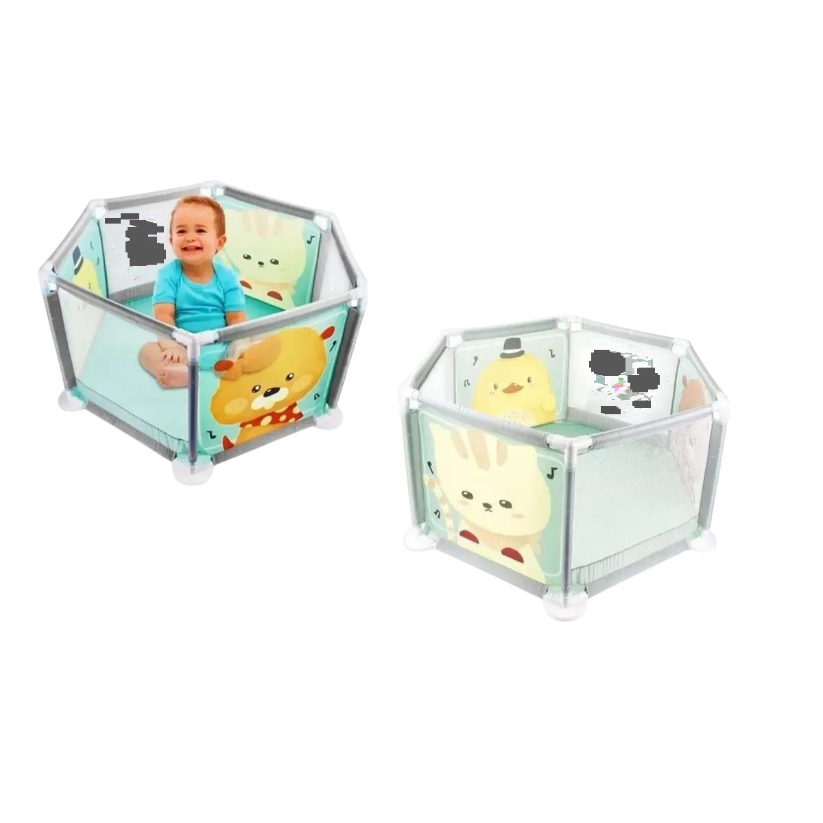 GENERICO - Corral Para Bebé Alta Seguridad Valla De Juego Plegable