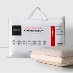 CANNON - Almohada Viscoelástica Cooper Pillow Americana 2 Plazas ( 43x65x13)