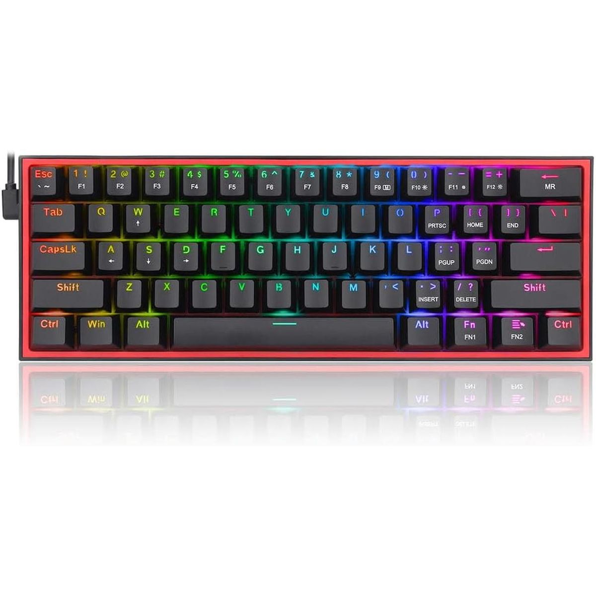 REDRAGON - Redragon FIZZ K617-RGB con cable Black