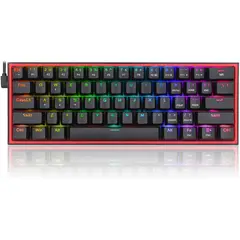 REDRAGON - FIZZ K617-RGB con cable Black