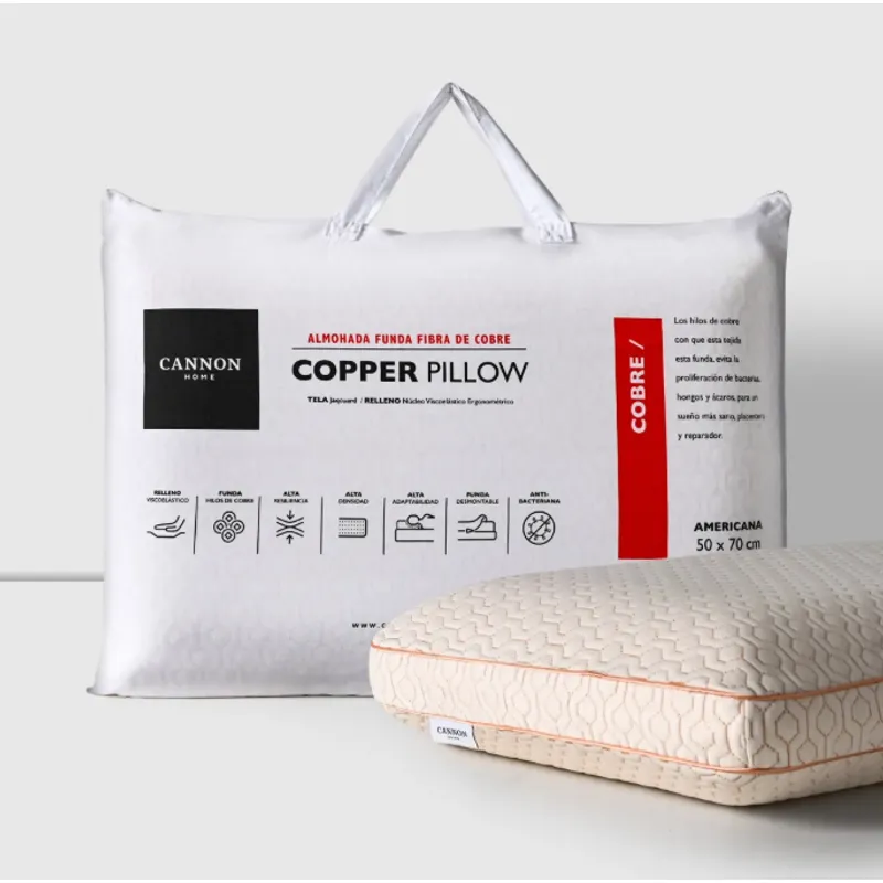 CANNON - Almohada Viscoelástica Cooper Pillow Americana KING ( 43x83x13)