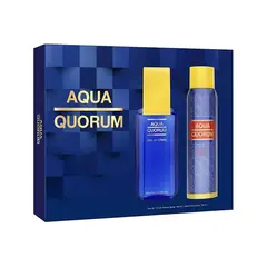 PUIG - AQUA QUORUM ESTUCHE EDT 100ML+DEO 150ML