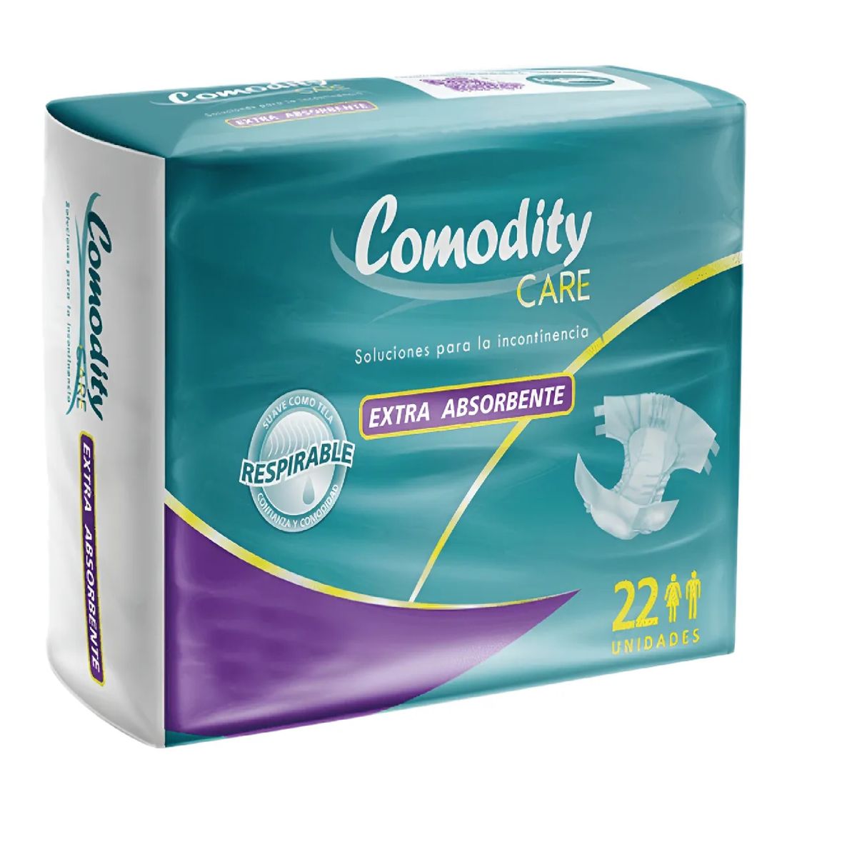 GENERICO - Pañal Adulto Higieclin Plus Care Talla M X22 Con Aloe Vera