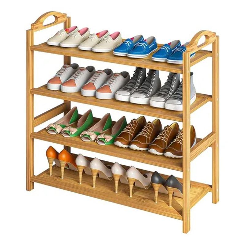 GENERICO - Organizador De Zapatos Zapatero De Madera De Bambú
