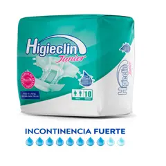 GENERICO - Pañal Higieclin Junior X10 Unid - Adolescentesniños 15-45k