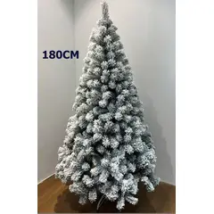 GENERICO - Arbol de Navidad Pascua Pino Verde Nevado Artificial 180cm