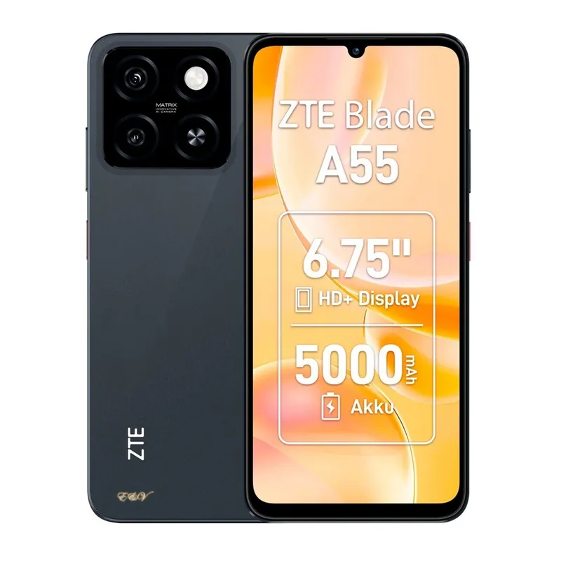 ZTE - CELULAR ZTE BLADE A55 4GB RAM + 128GB ROM NEGRO
