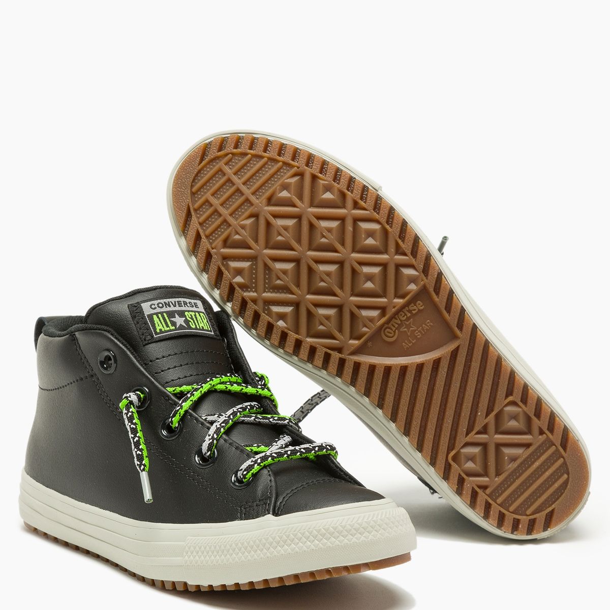 CONVERSE - Street Zapatilla Urbana Niño Negra