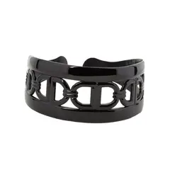BIJOUTERIA LB20 SPA - Cintillo Diadema Ancho Rígido Cabello Diseño 2 - negro
