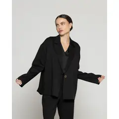 LINEATRE - Chaqueta Mujer Tipo Blazer Clarissa Semiformal Negra