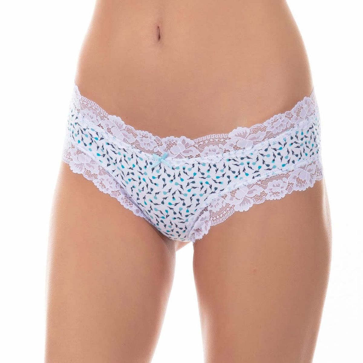 LADY GENNY - Pantaleta De Algodón Con Encaje